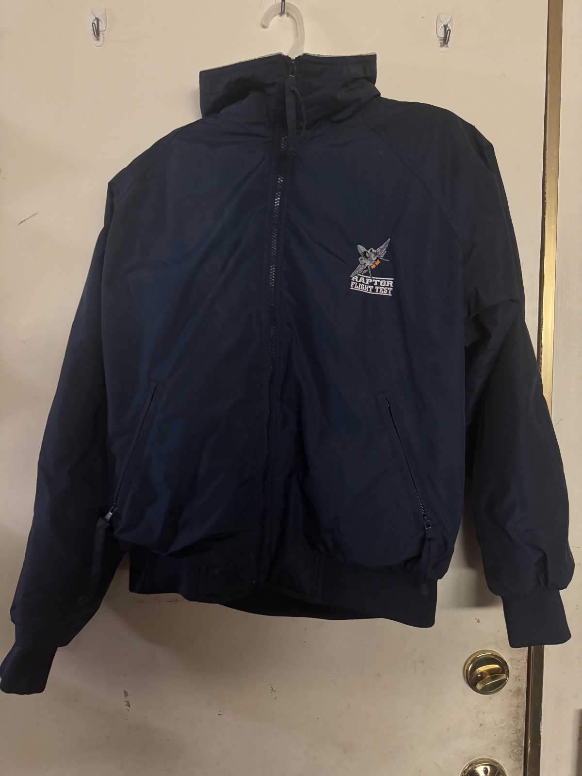 RARE EDWARDS AFB RAPTOR FLIGHT TEST JACKET COMBINED TEST FORCE ADULT SMALL
