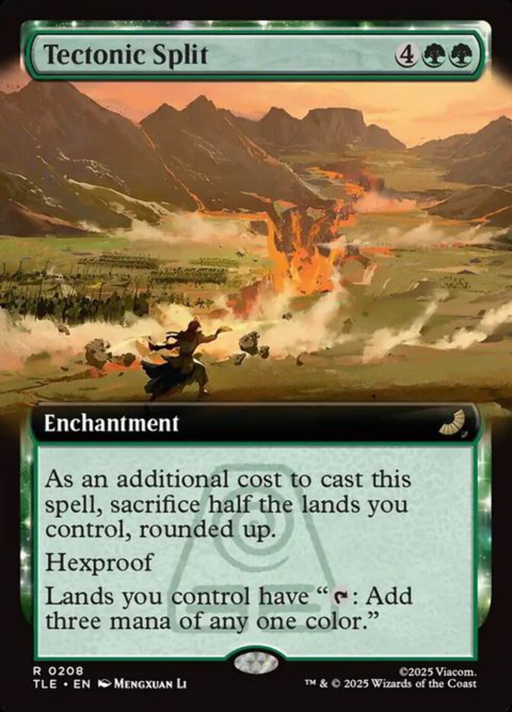 Tectonic Split (Avatar: The Last Airbender Eternal 208) - Rare Magic: The Gather