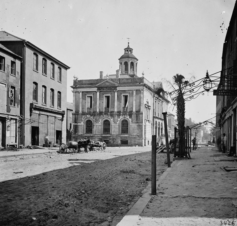 Post Office Exchange Custom House Charleston, SC 1865 - 8x10 US Civil War Photo