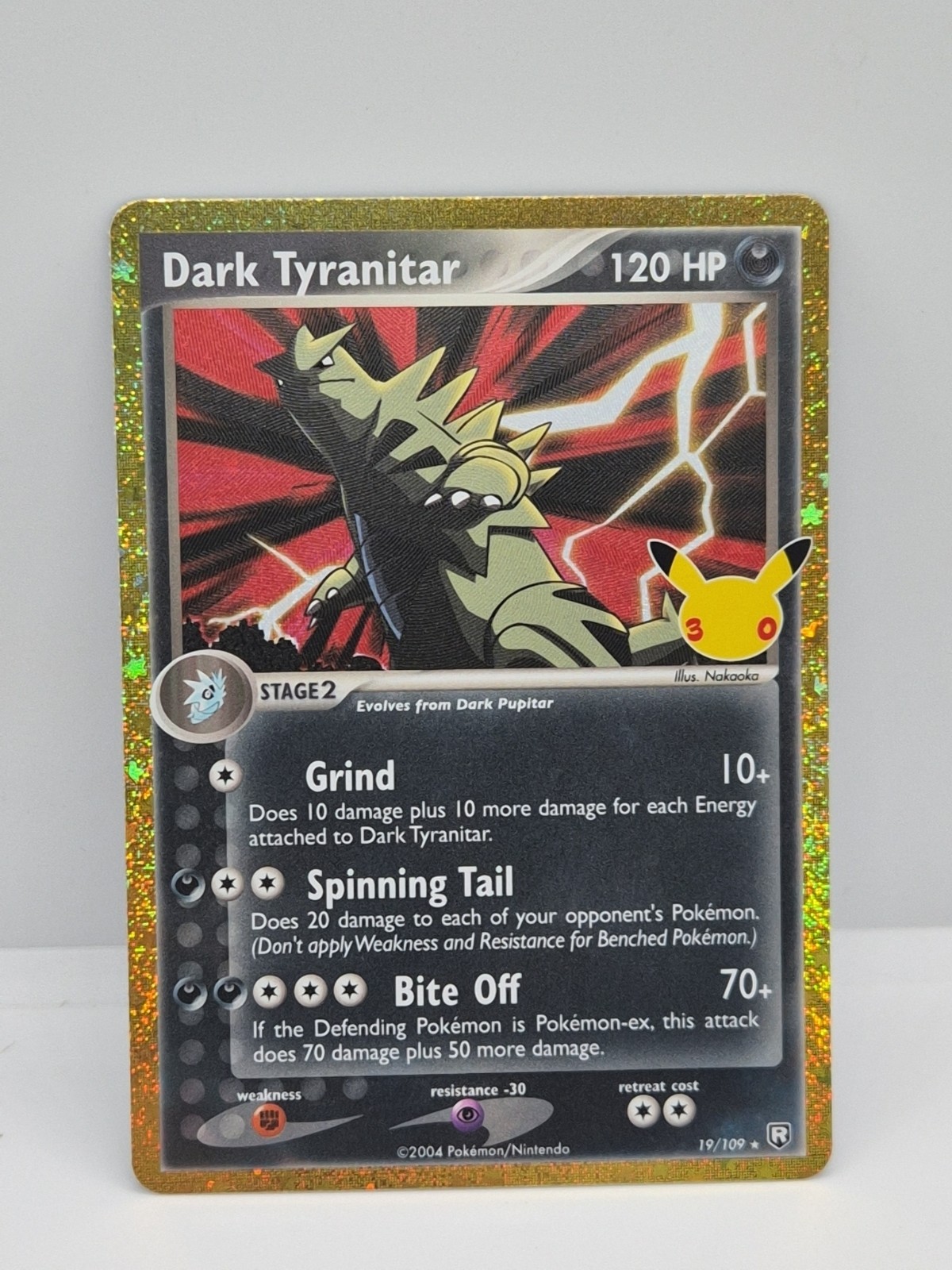 Dark Tyranitar 19/109 - 2026 Pokemon 30th  Anniversary