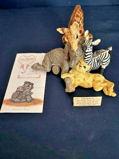 The Herd Collection Four Play #3167 by Martha Carey with Original Box