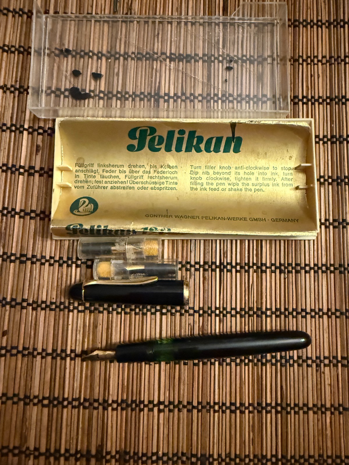 Vintage Pelikan 120 Fountain Pen - Boxed - 2 Extra Nibs, Made in Germany