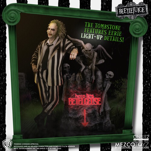 Mezco - Beetlejuice - One:12 Collective - Deluxe Edition Action Figure Set