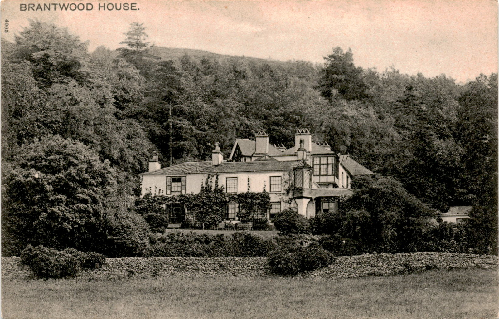 Brantwood House, London, The Pictorial Stationery Co., Peacock Series, Postcard
