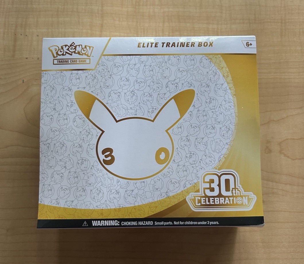 Élite Trainer Box 30th Anniversary Pokemon Card Game-NEW SEALED-READY TO SHIP