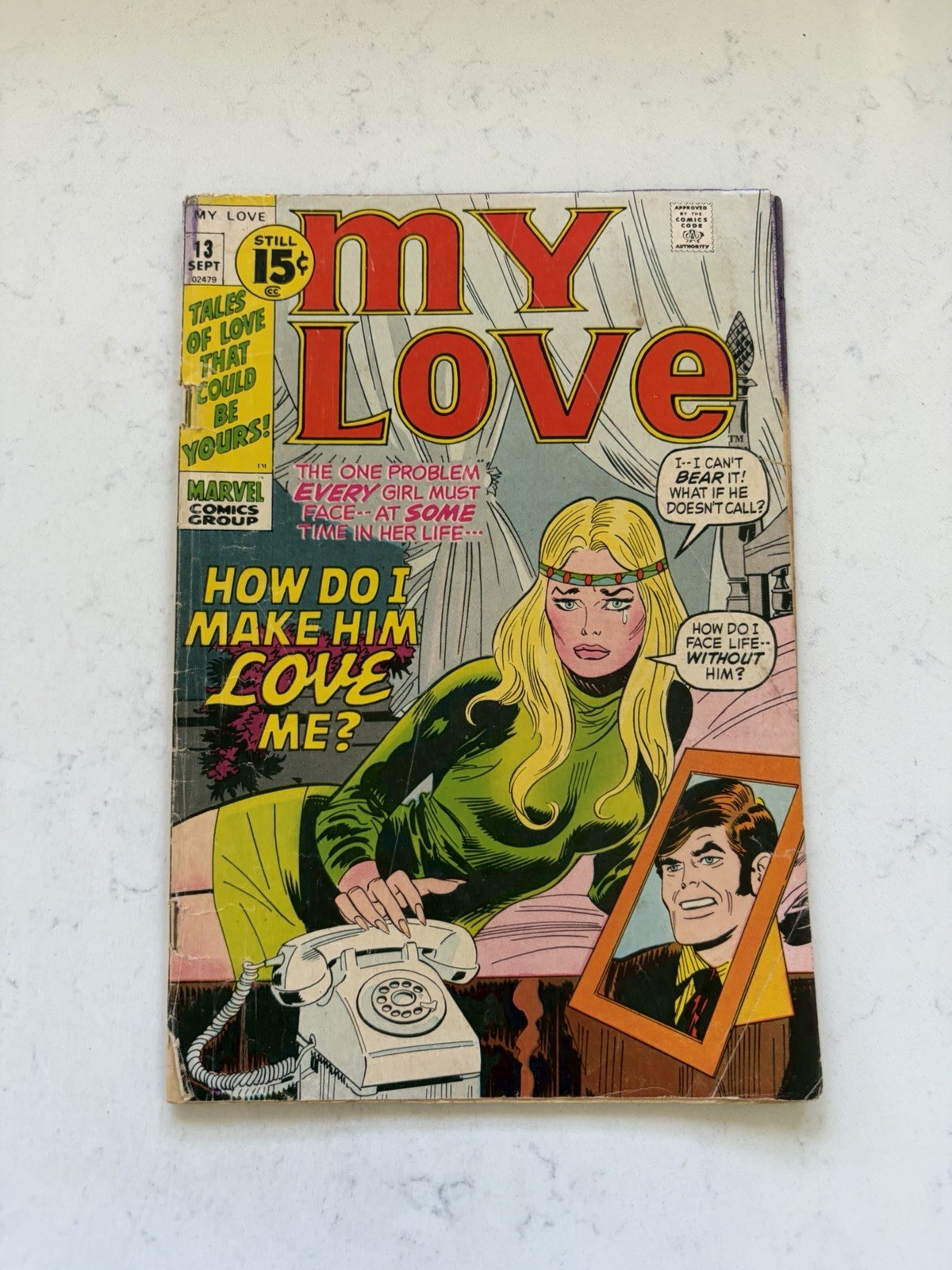 My Love #13 (Marvel Comics September 1971) Romance - Rare