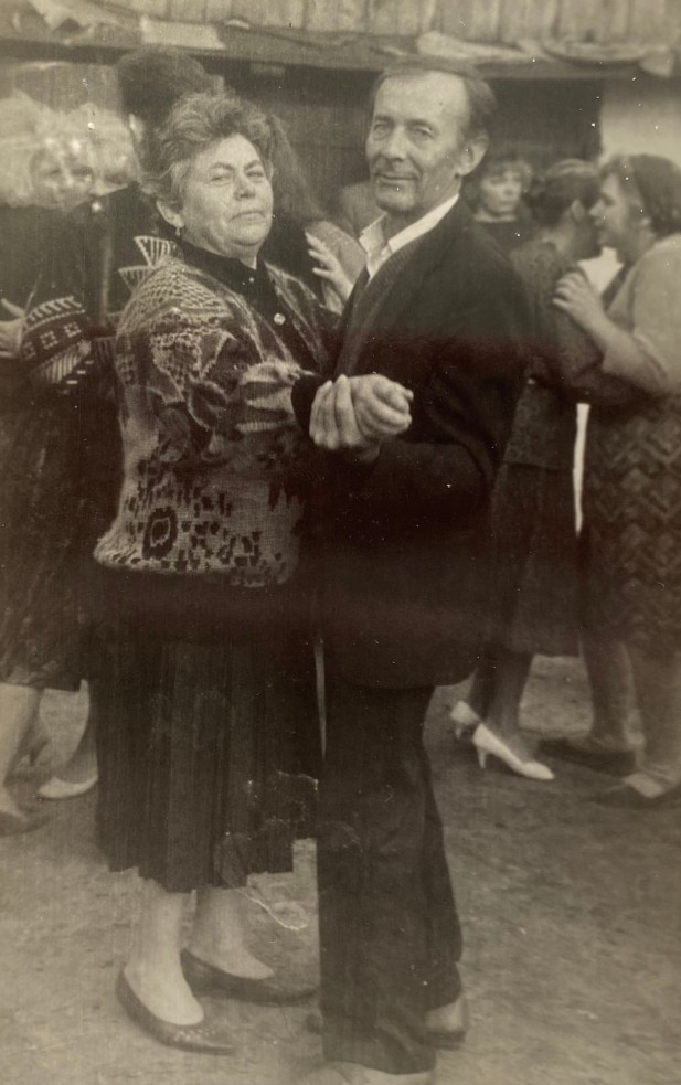 Handsome young man guy & beautiful woman girl soviet life ussr vintage photo