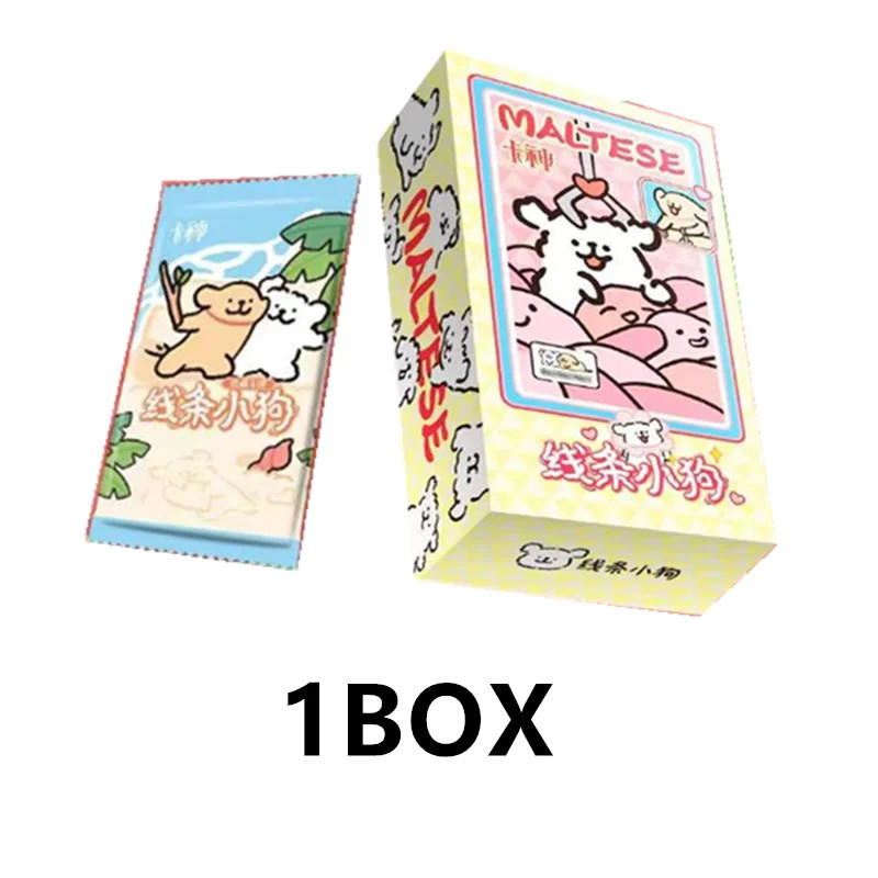 Line Trading Cards Kawaii Dog Trading Card Booster Box