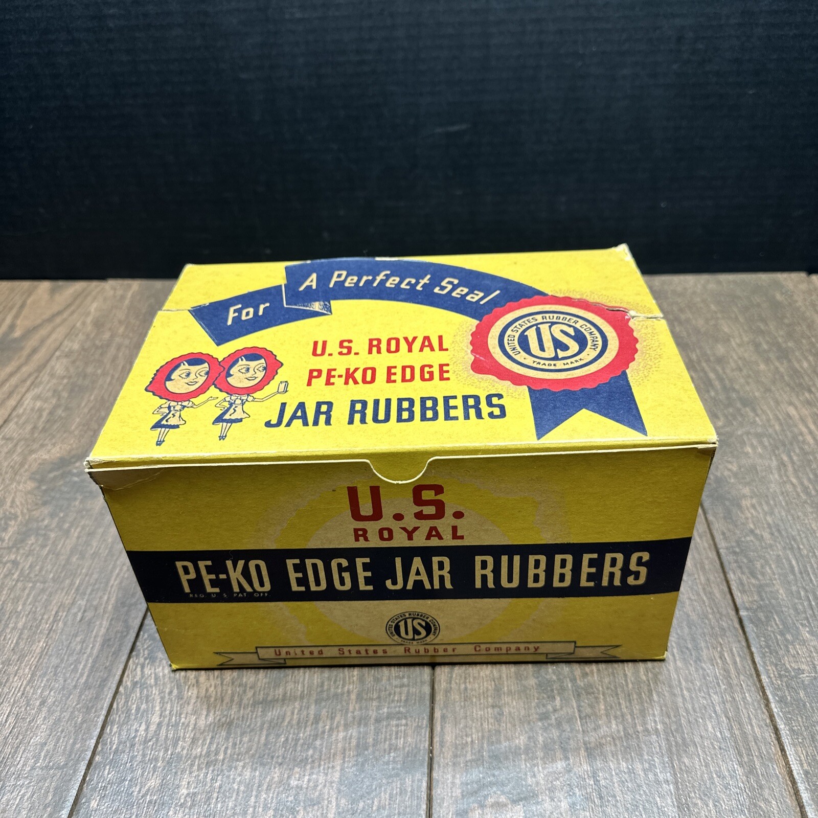 Vintage Canning Jar Rings Rubbers Boxes U.S. Royal Pack Of 24 Full Box