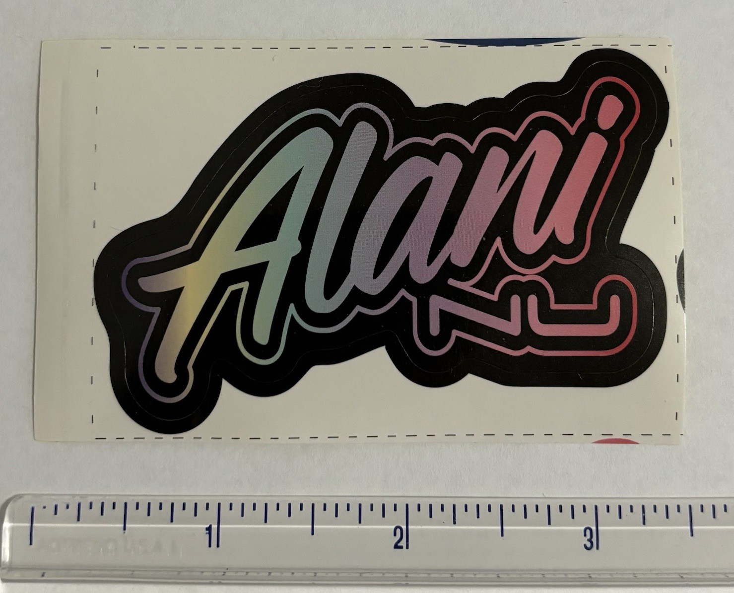 Alani Nu Energy Drink Logo Multicolor Sticker Decal