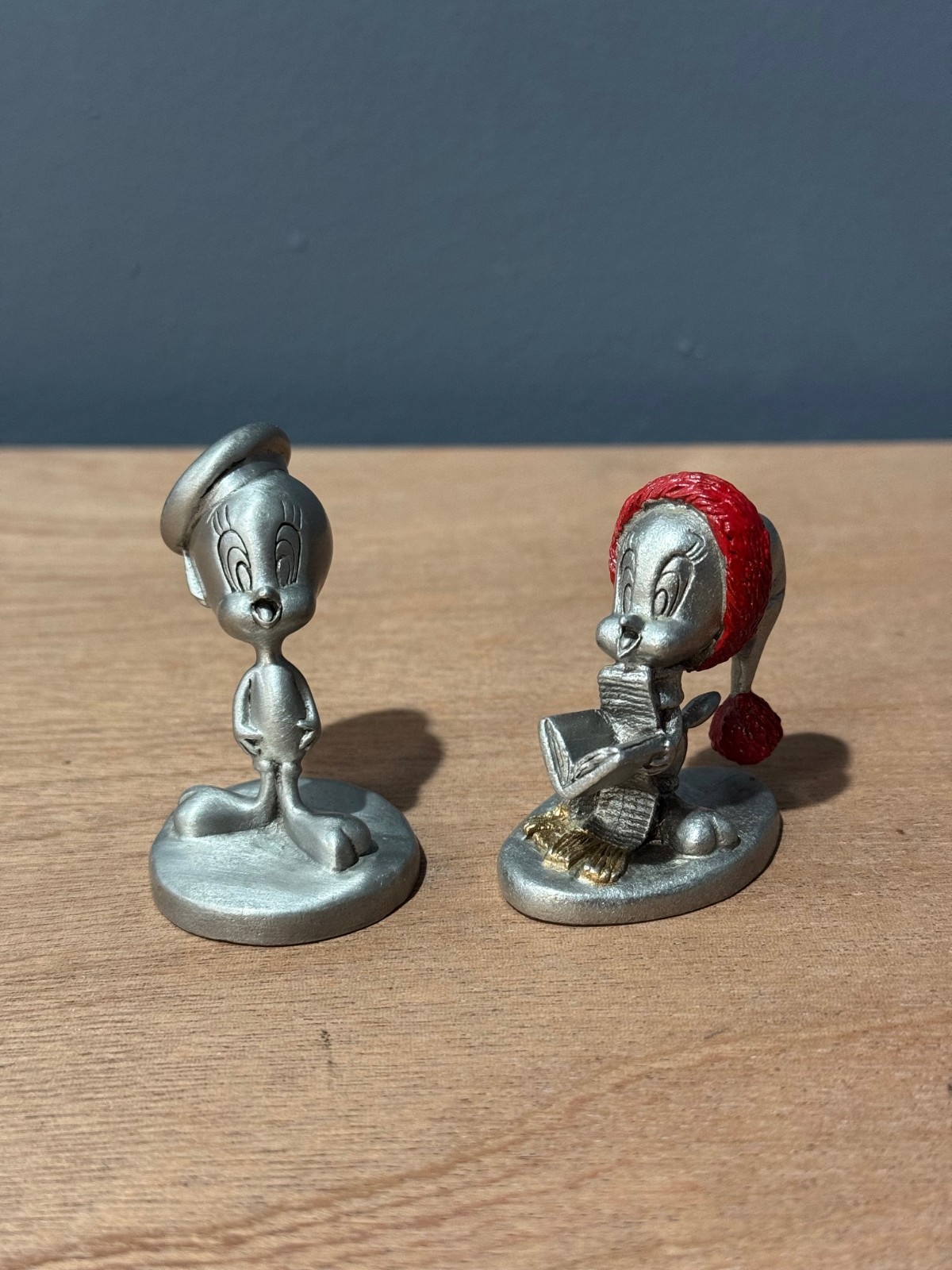 Tweety Bird Looney Tunes Warner Bros Rawcliffe Pewter Figurines ~ Lot Of 2