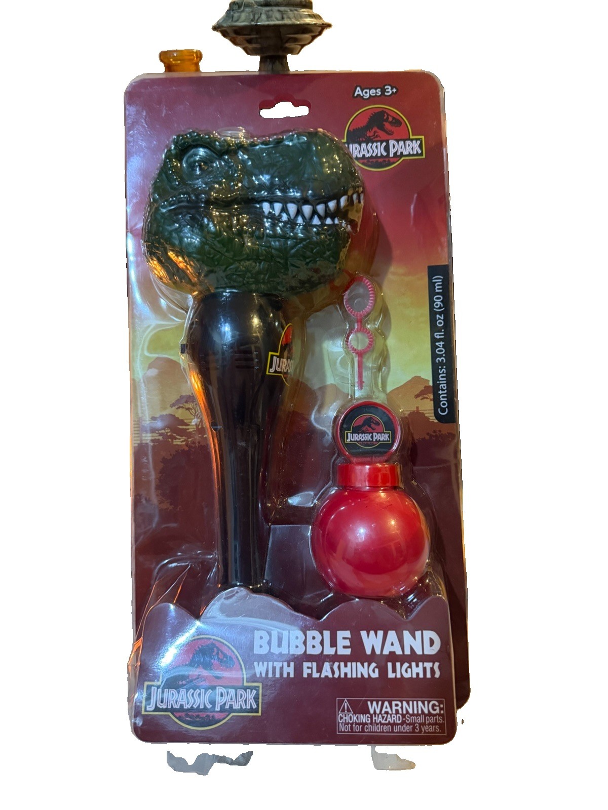 Universal Studio Jurassic Park T.Rex Bubble Wand New Old Stock