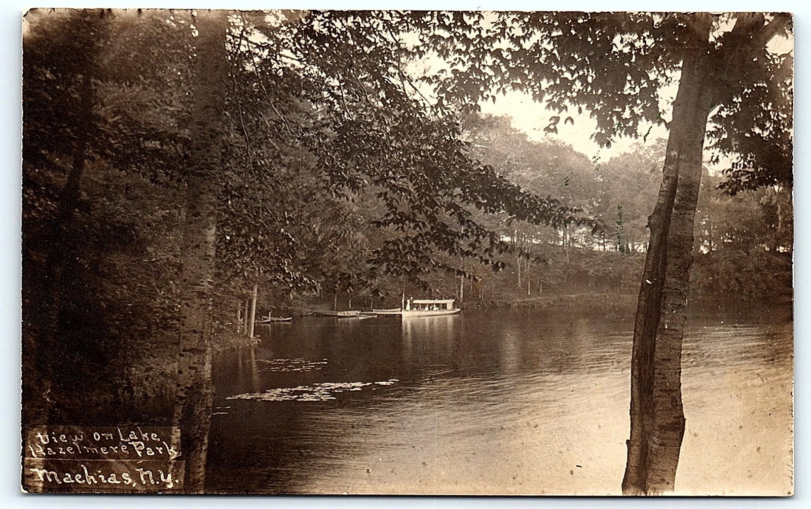RPPC Lake Hazelmere Park, Machias NY 1904-07