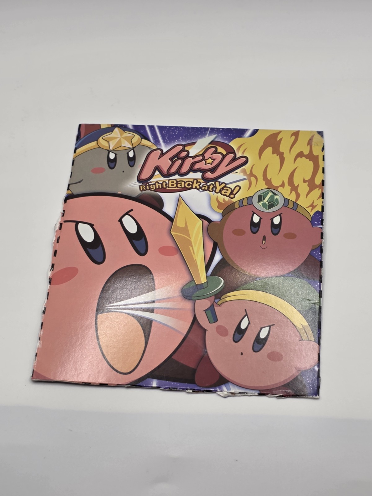 2002 Kirby Right Back at Ya FoxBox Toys R Us Promo Box Panel Nintendo HAL Rare