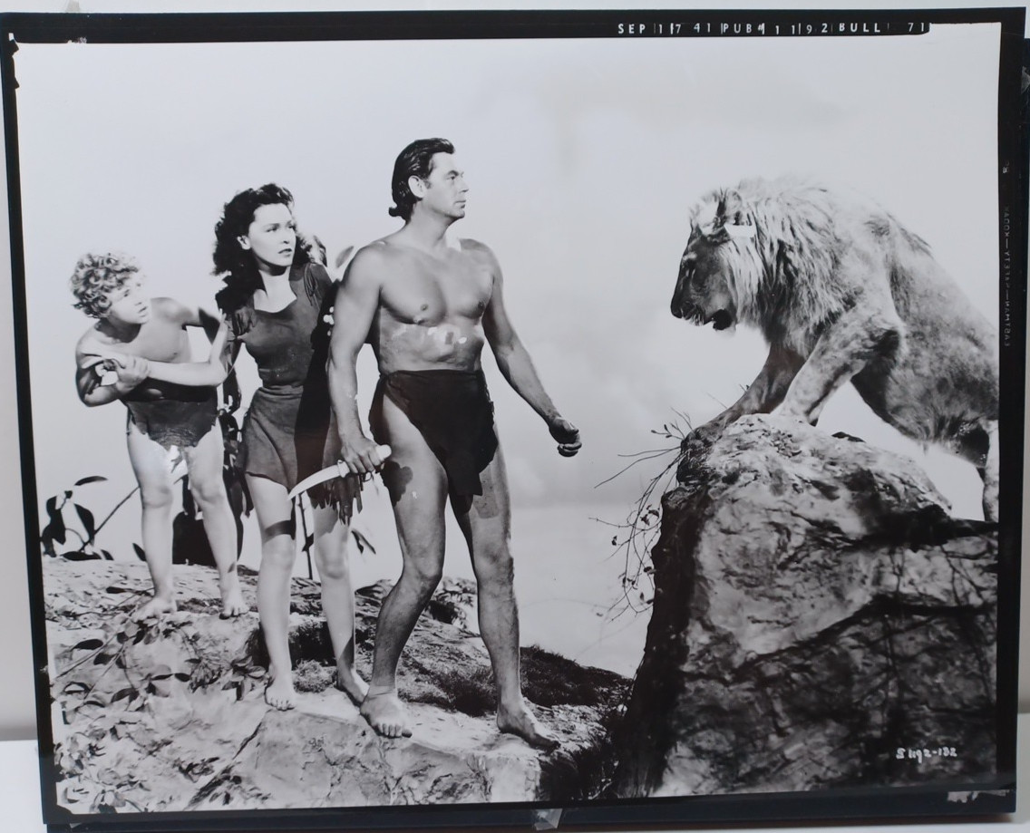 ORG 9/17/1941 Tarzan\'s Secret Treasure  Photo & Transparency Negative RRP 48