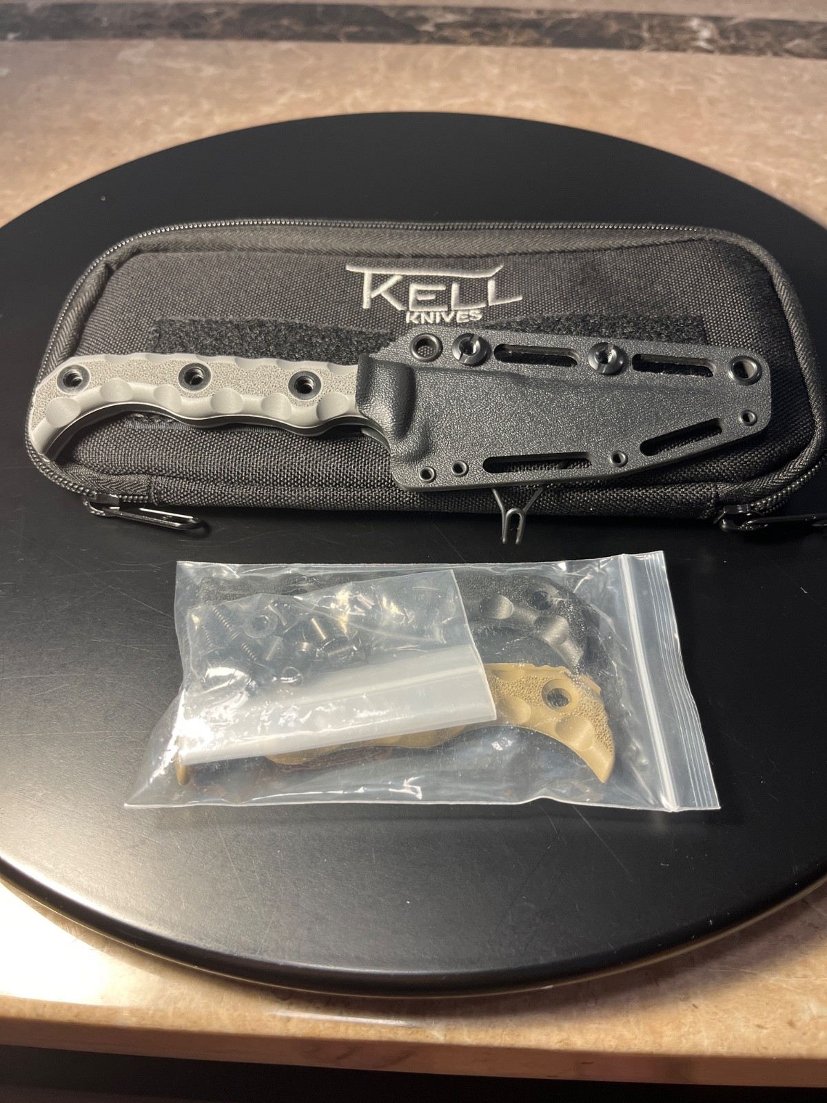 Tkell 007 Agent Fixed Blade +Extra\'s