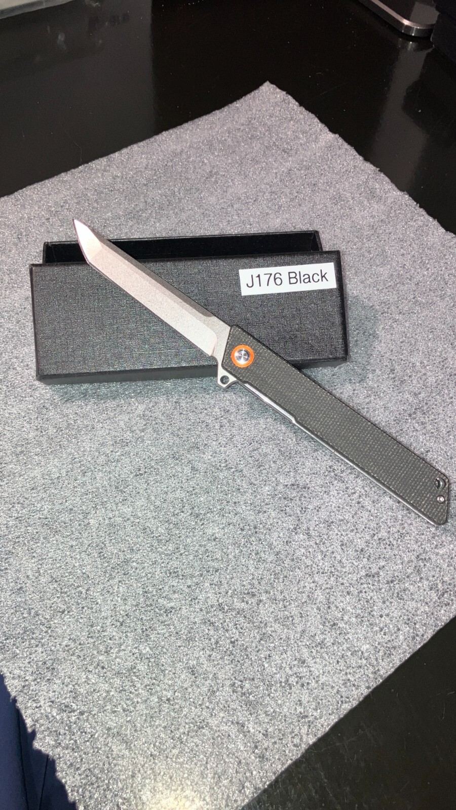 NEW LISTING:  J176 Folding Knife, Flax, D2, EDC, Beautiful Ships FREE in USA