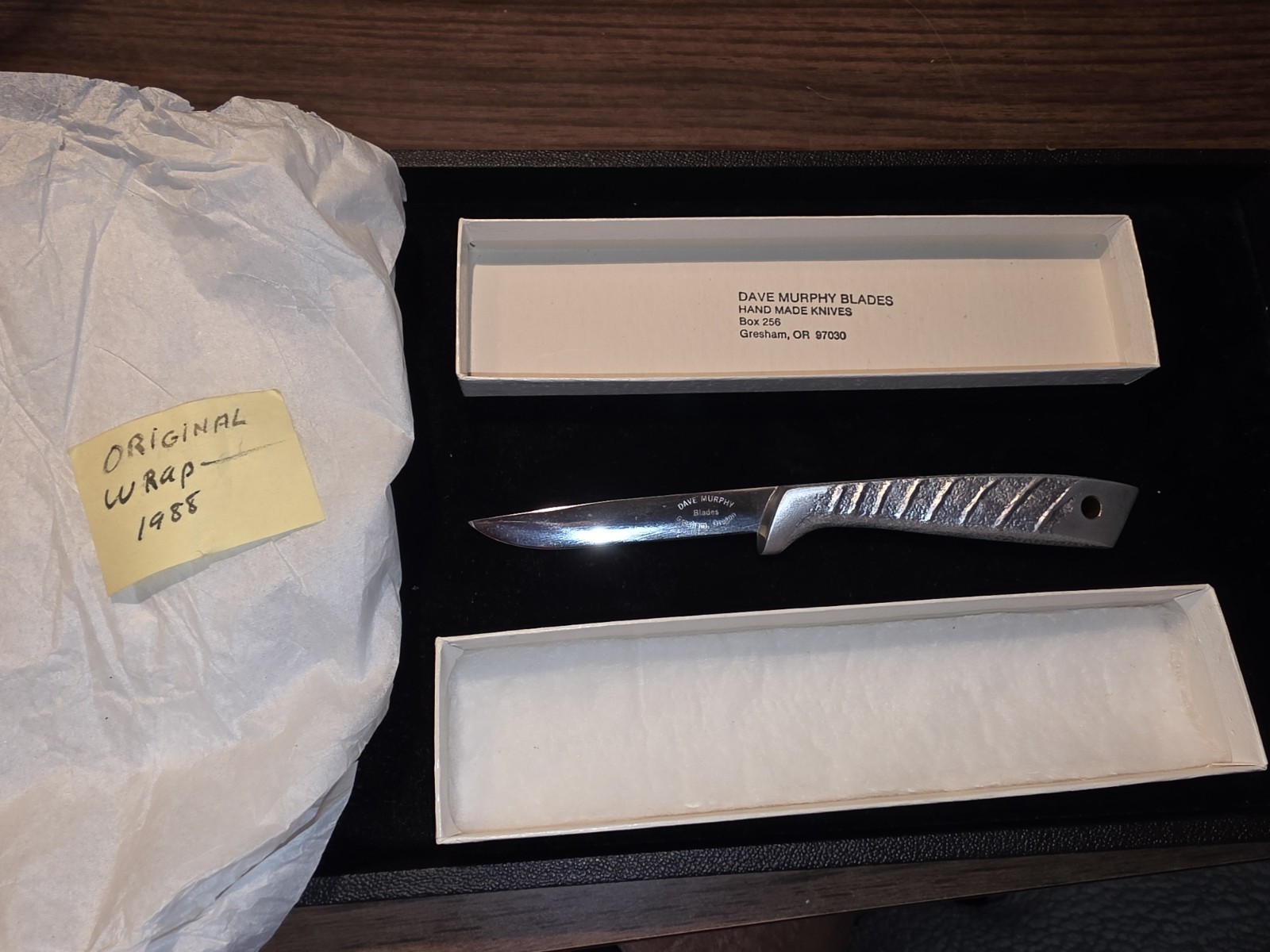 1988 SUPER RARE DAVE MURPHY SWAT KNIFE 1ST GENERATION