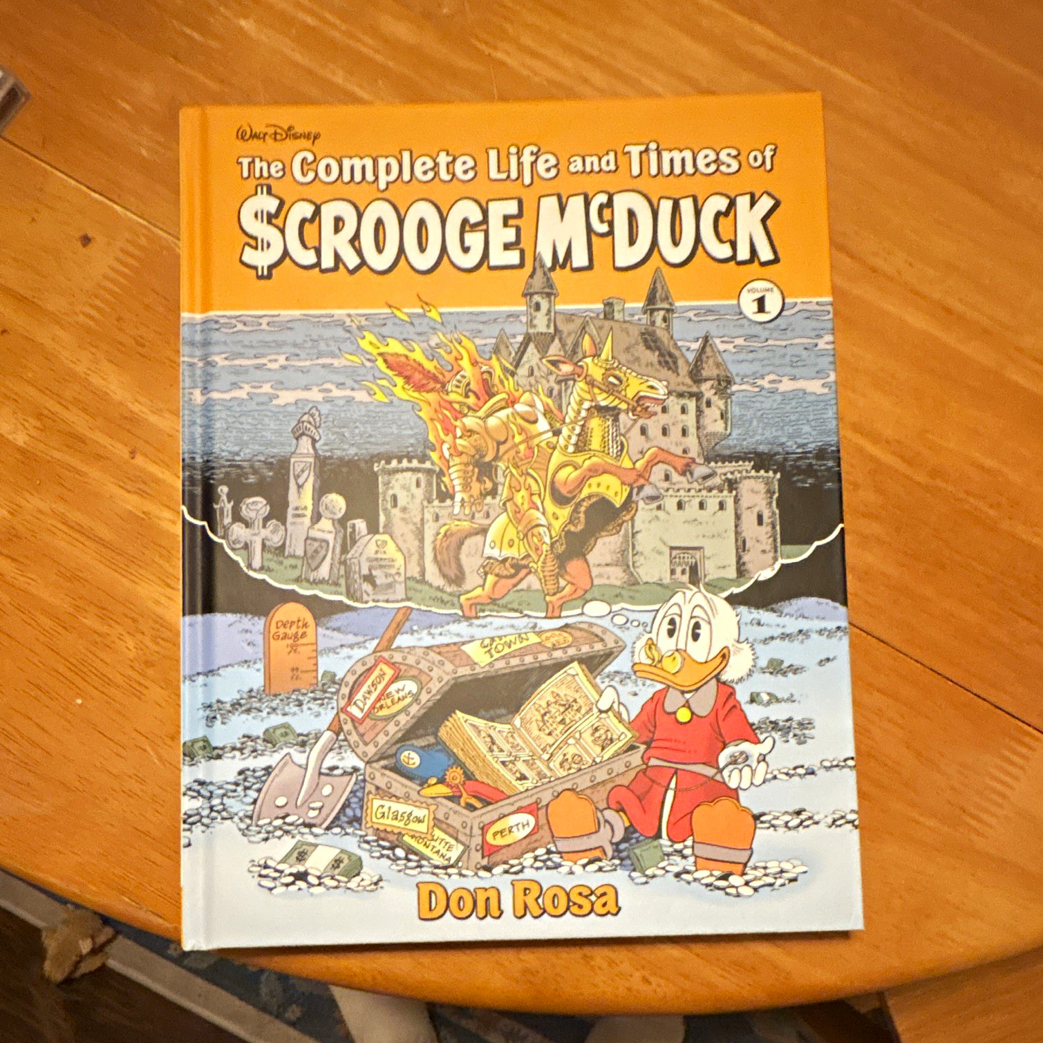 Disney The Complete Life and Times of Scrooge McDuck #1 HC Color Don Rosa