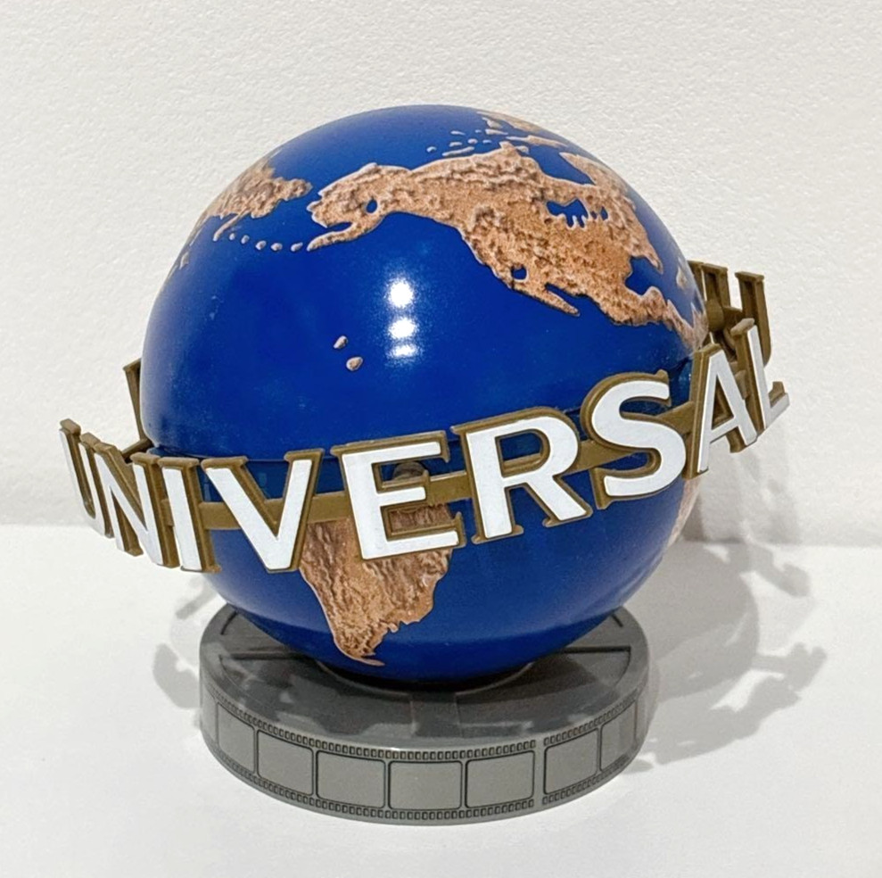 USJ Globe Cookie Tin Empty Container Souvenir Universal Studios Japan