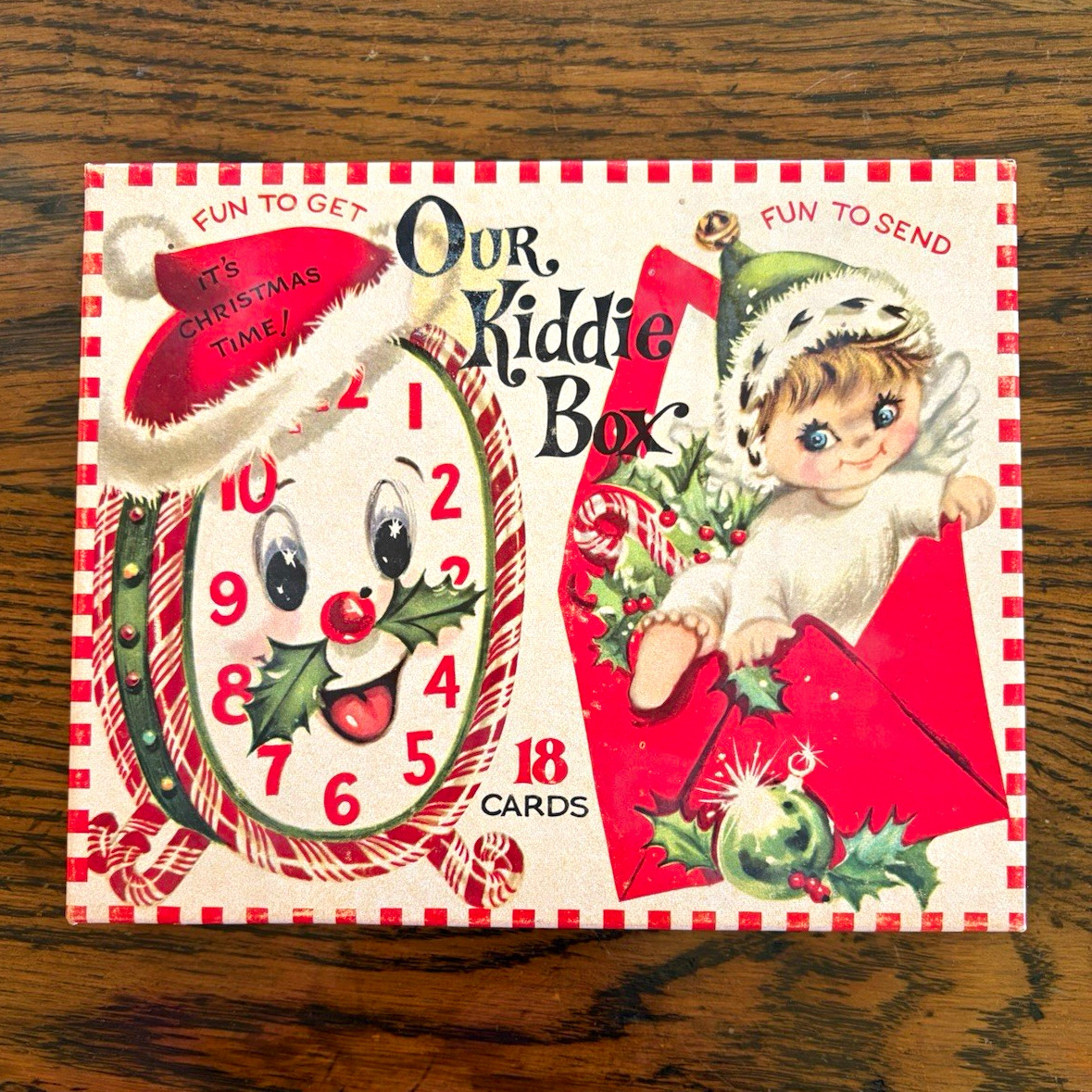Hawthorne Sommerfield Our Kiddie Box Vintage Christmas Cards Set
