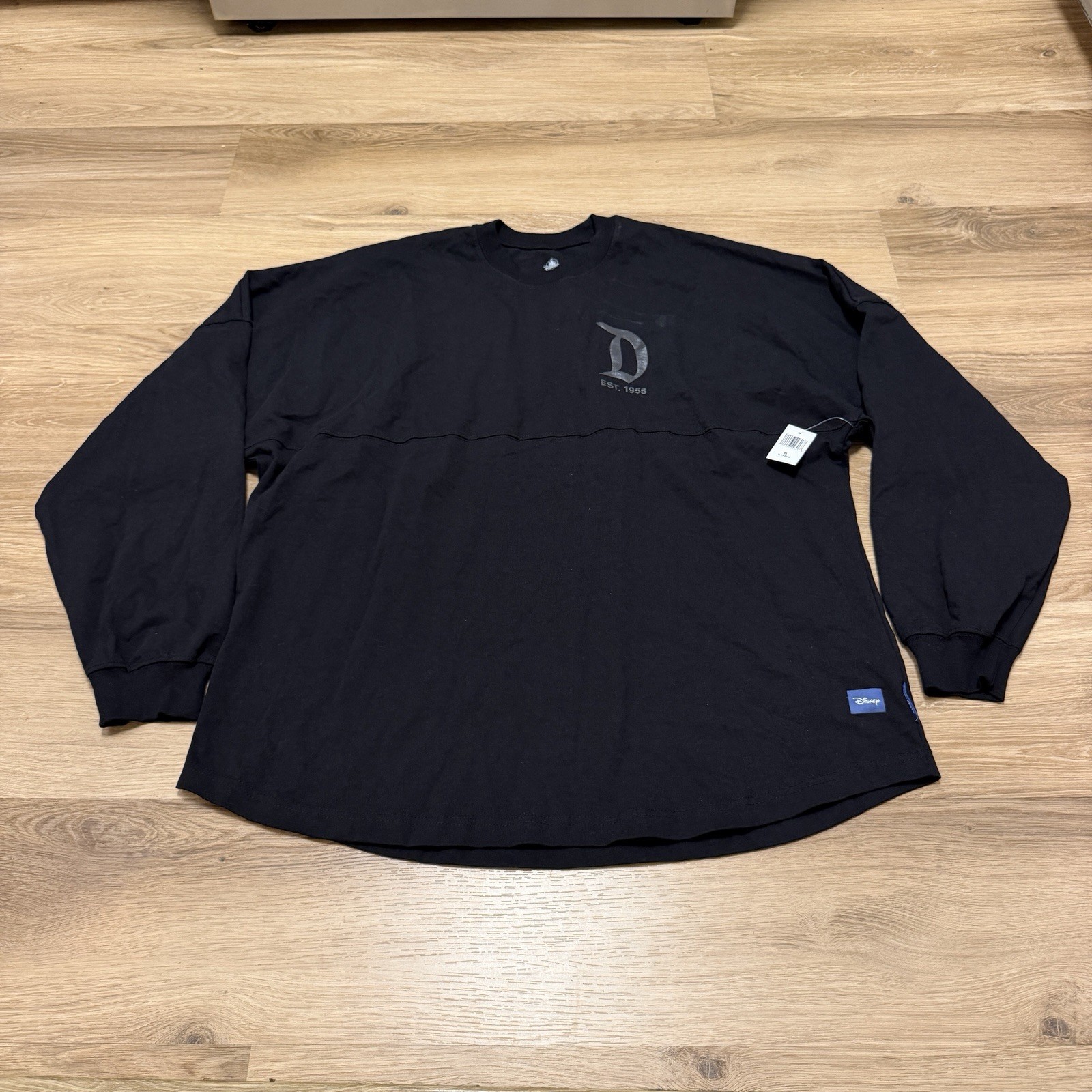 Disney Parks Disneyland Resort Black On Black Spirit Jersey Size XL NWT