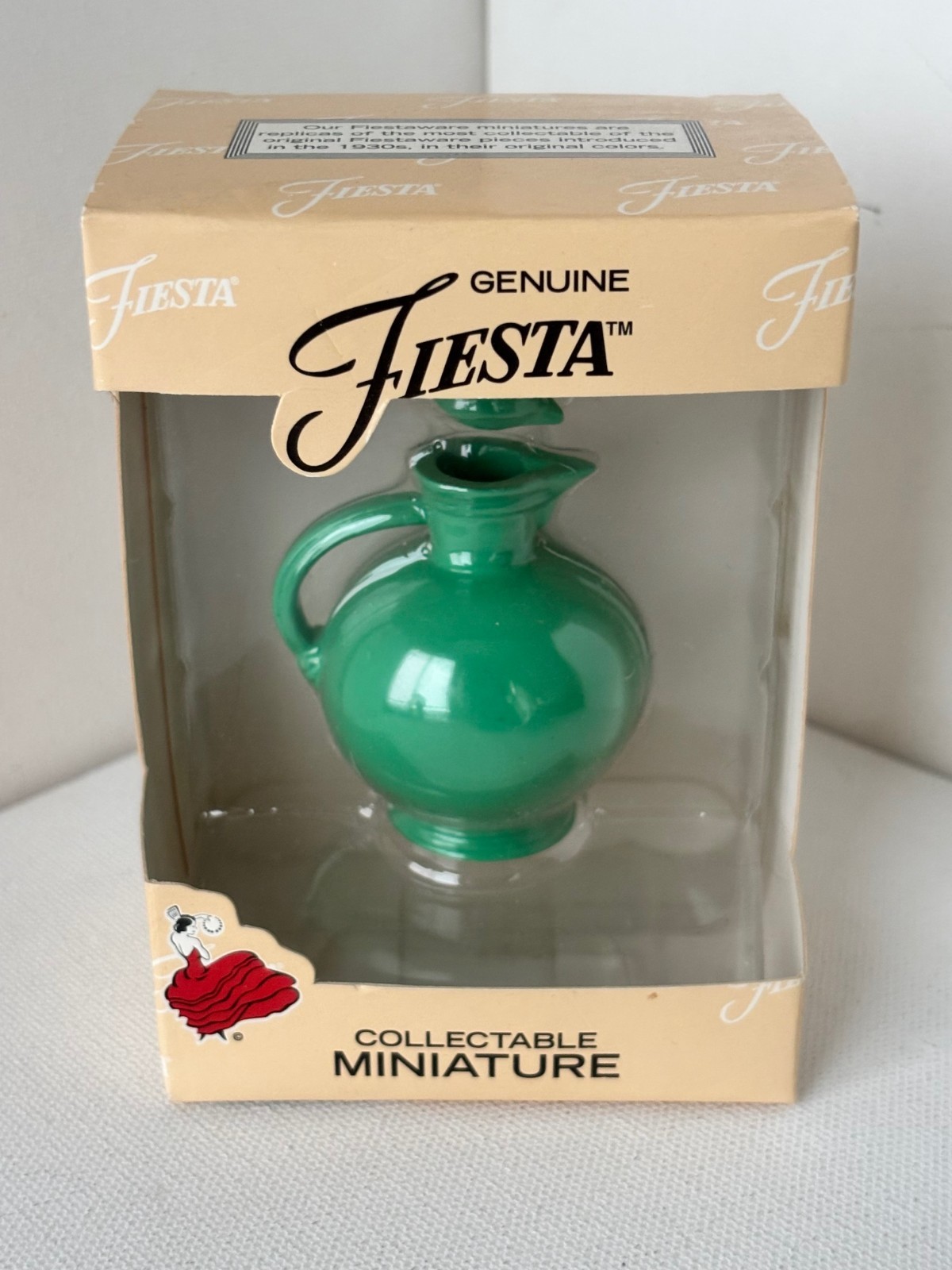 Fiesta Miniature Vintage Collectable OR Hanging XMAS Ornament New in Package
