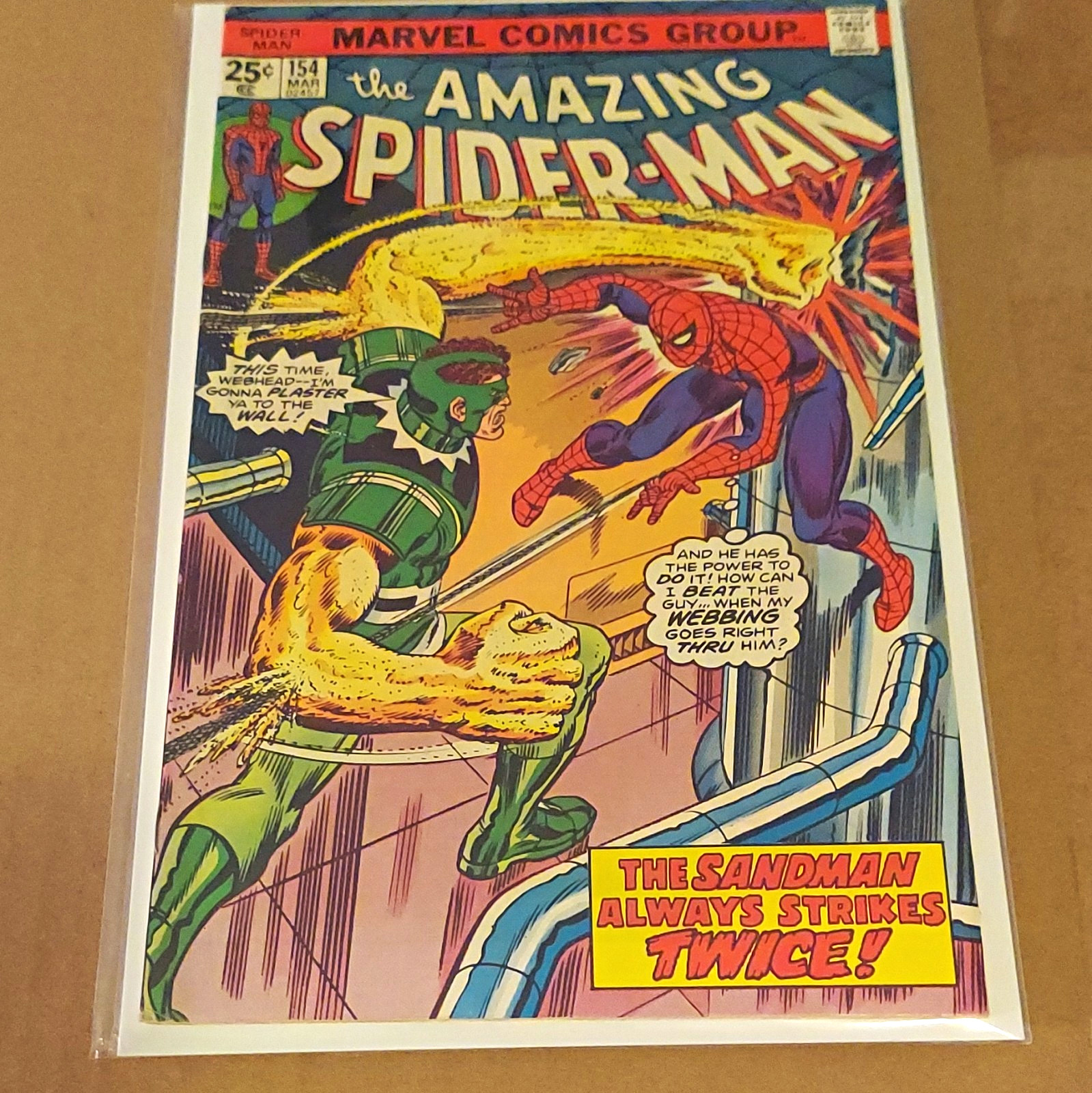Marvel Amazing Spider-Man #154 (1974) Stan Lee Gil Kane Sandman