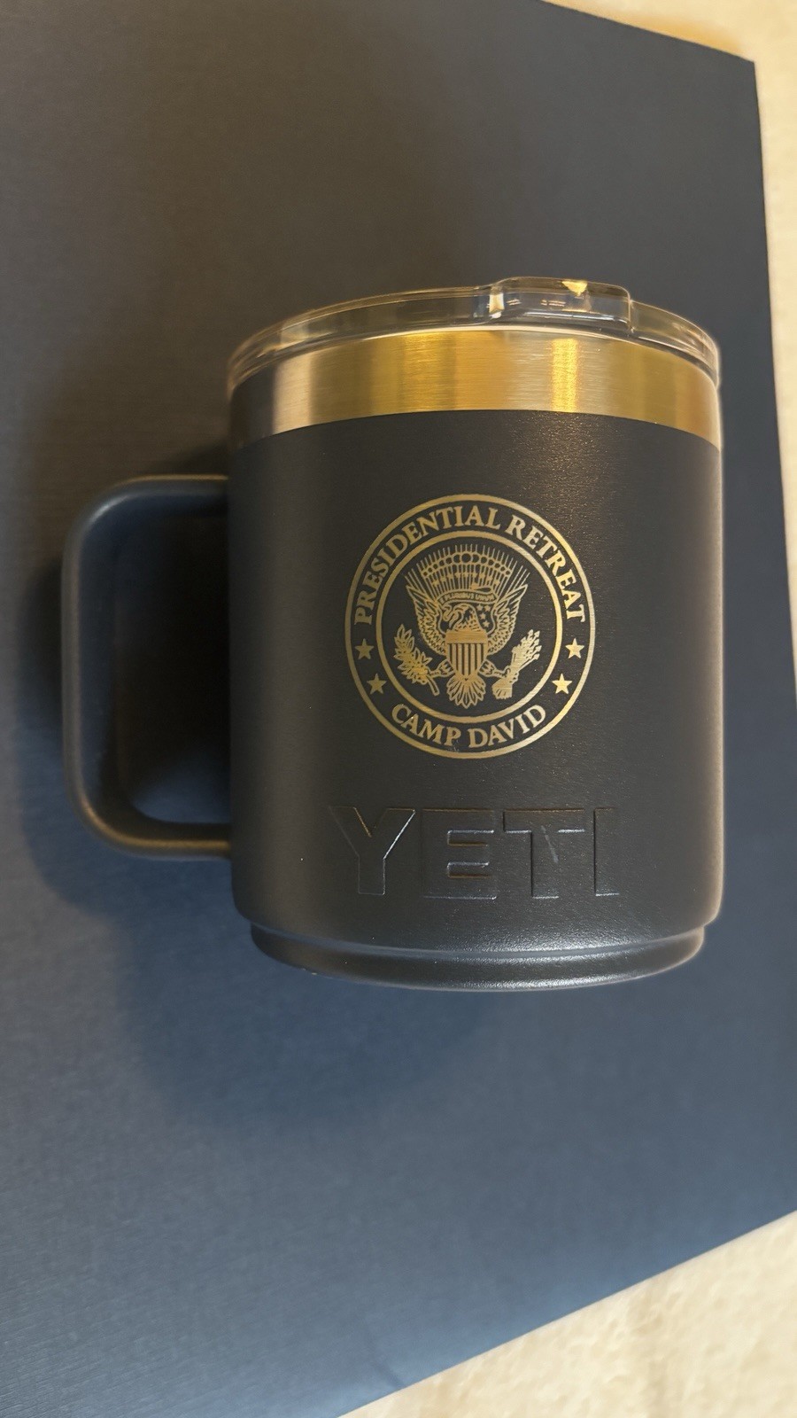 Camp David Presidential Retreat NEW yeti 10 oz mug. Purchased At Camp David