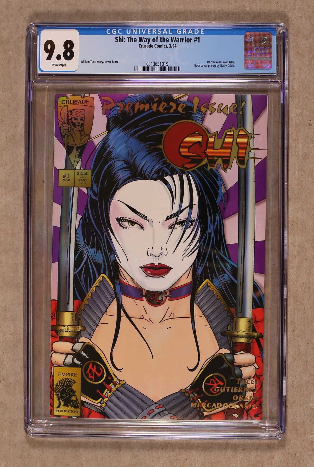 Shi The Way of the Warrior #1 CGC 9.8 1994 0313631019