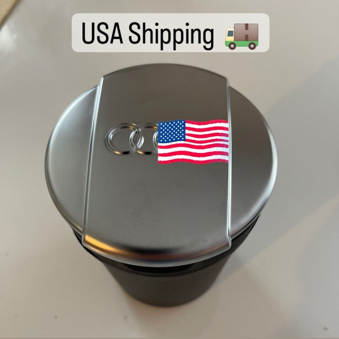 USA Car Ashtray Fit For Audi A4 A5 A7 Q3 Q5 Q7 Garbage Coin Storage Cup Holder