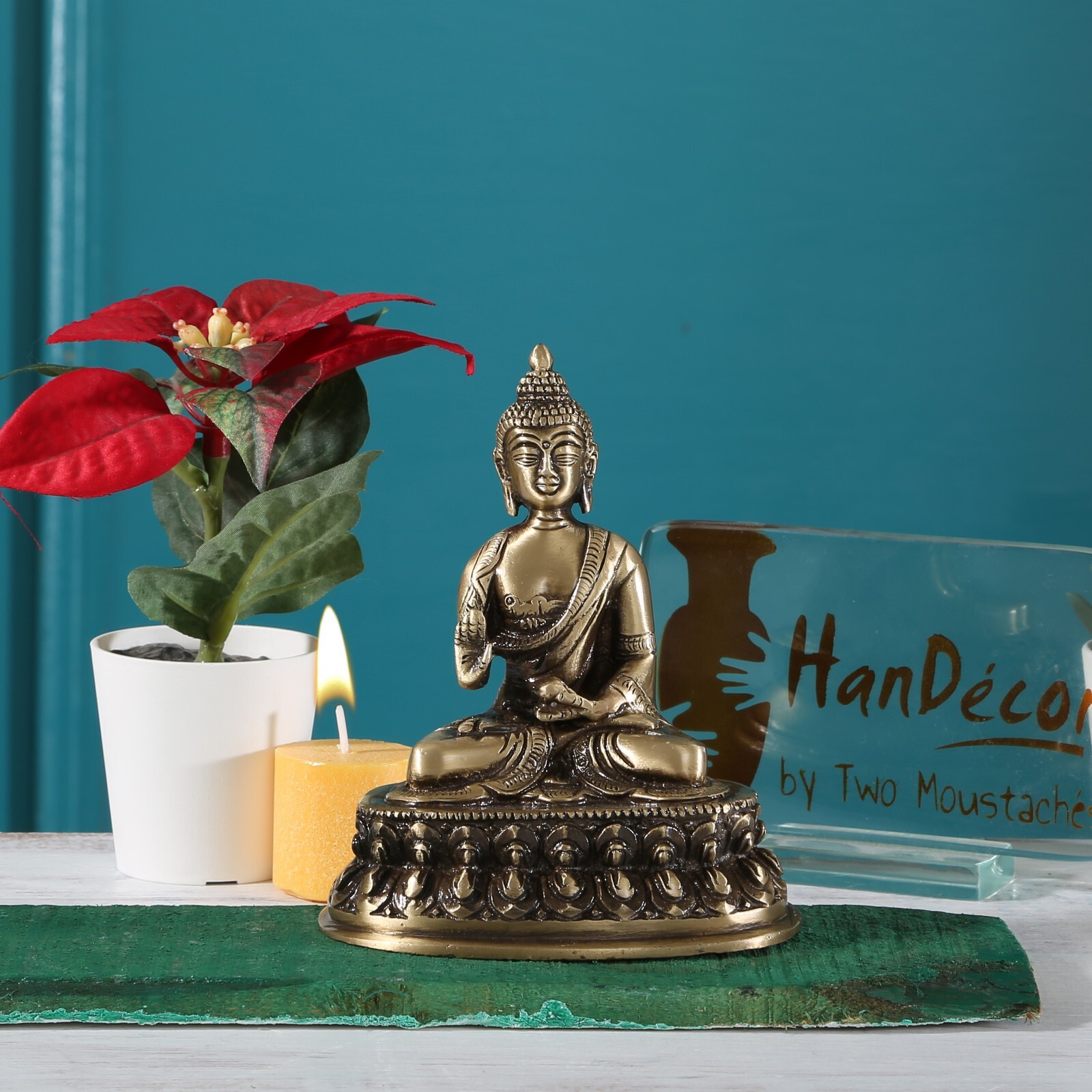 Brass Budda Meditation Showpiece