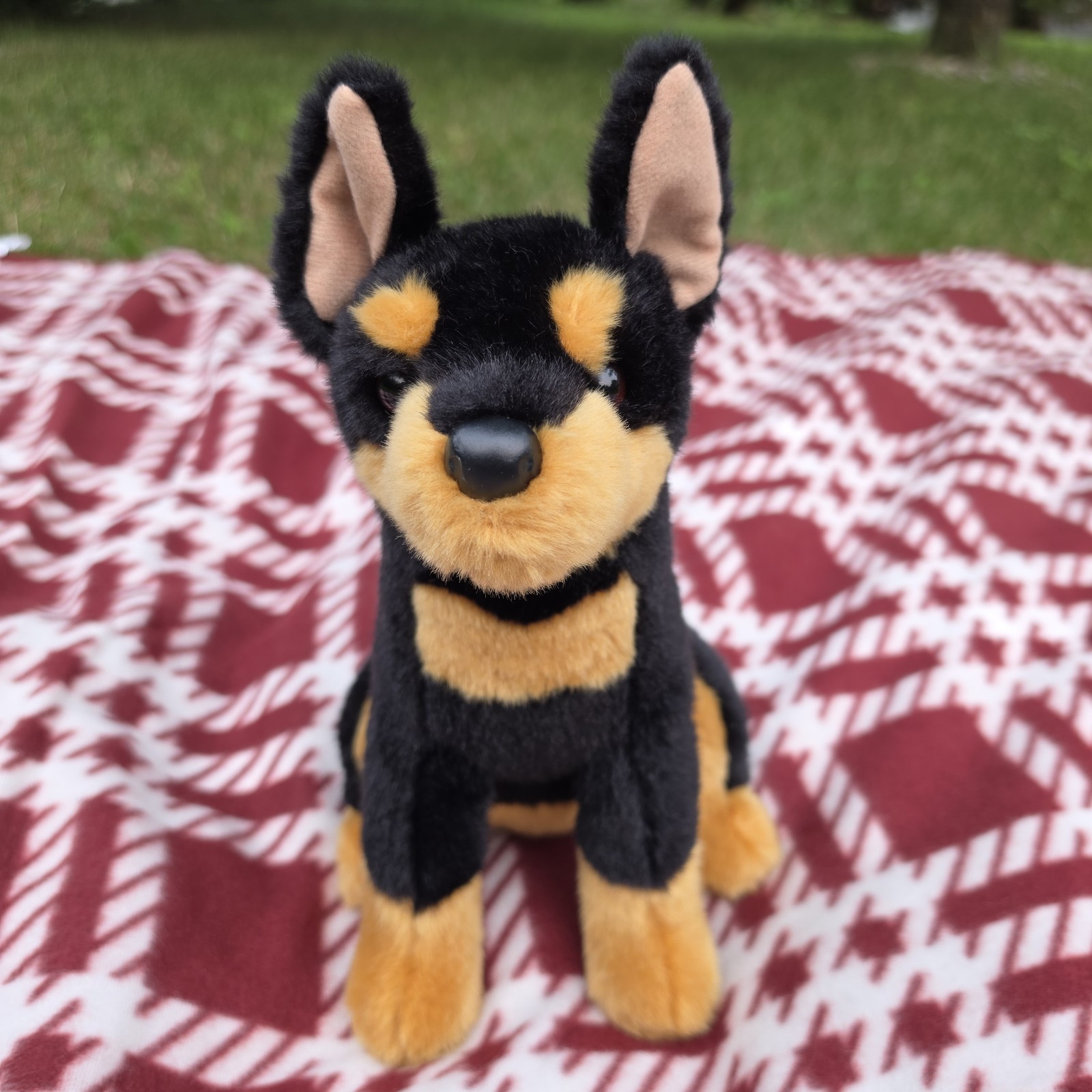 Douglas Cuddle Toys Thurston Miniature Pinscher Plush Dog 12\