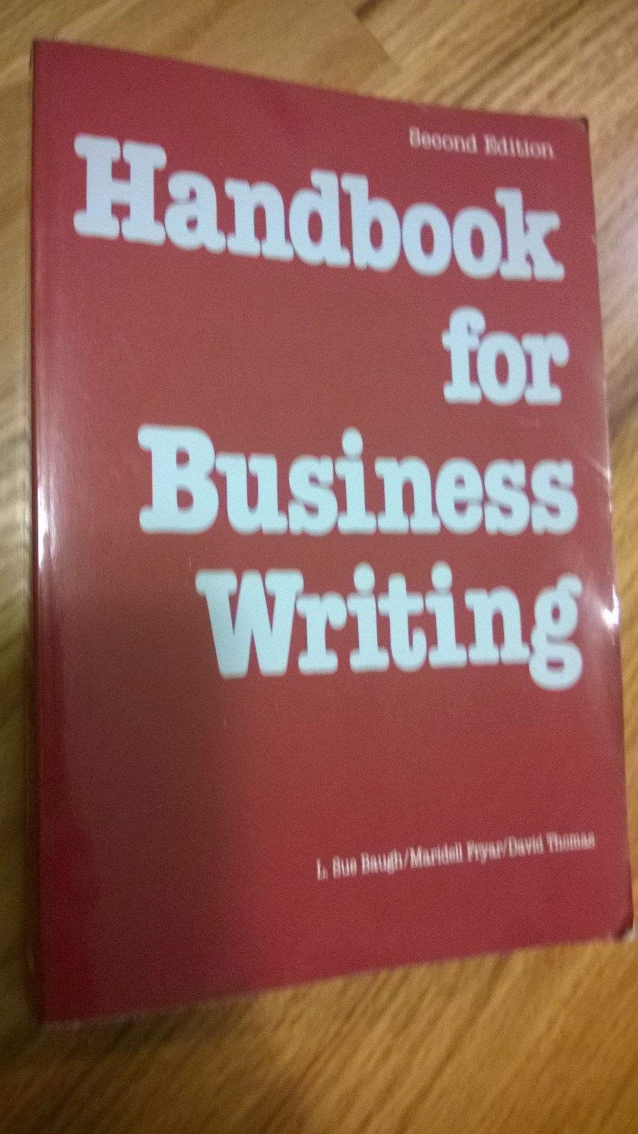 HANDBOOK FOR BUSINESS WRITING - SECOND EDITION 1994