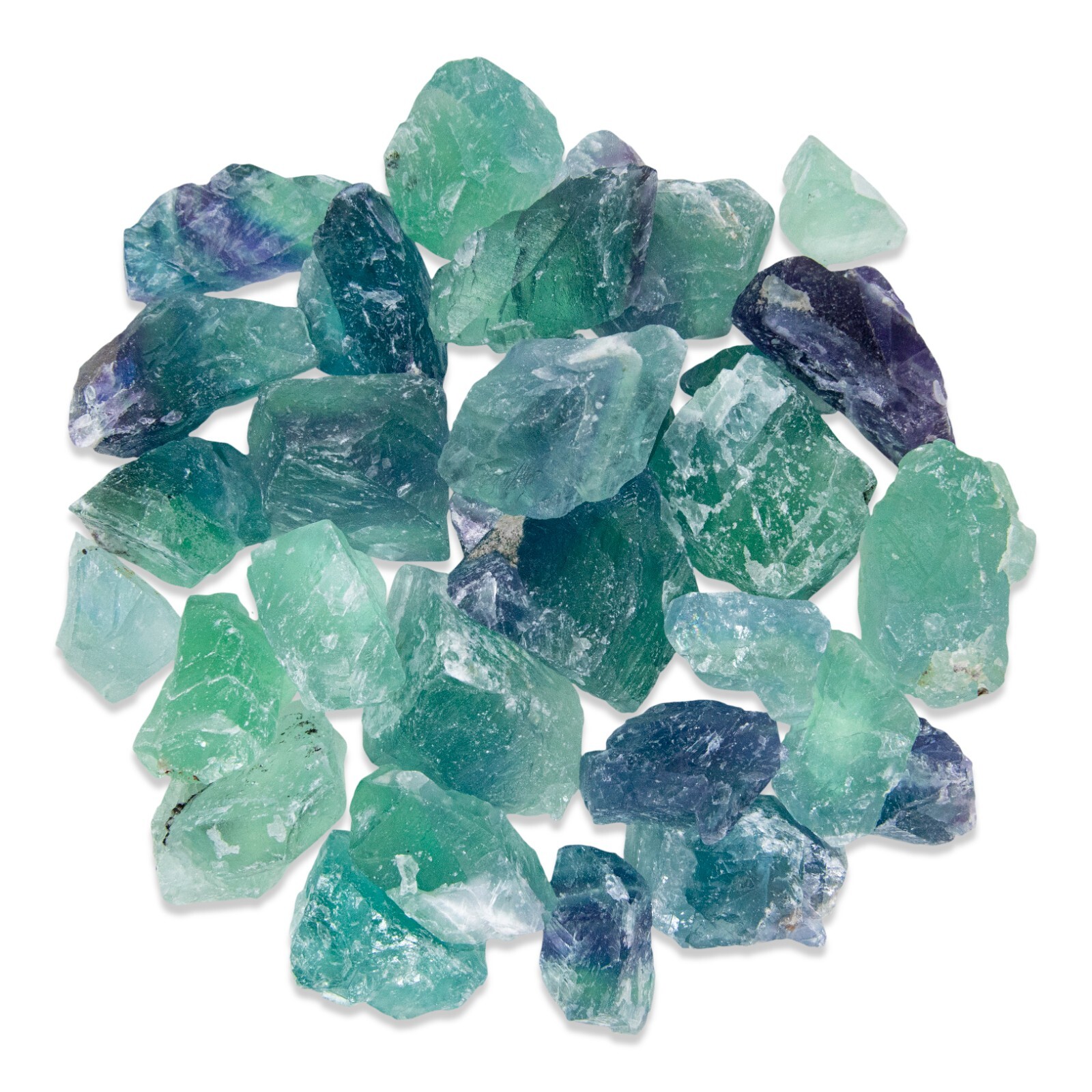 Raw Fluorite Crystals - Bulk Rough Stones - Healing Crystals Natural Gemstones