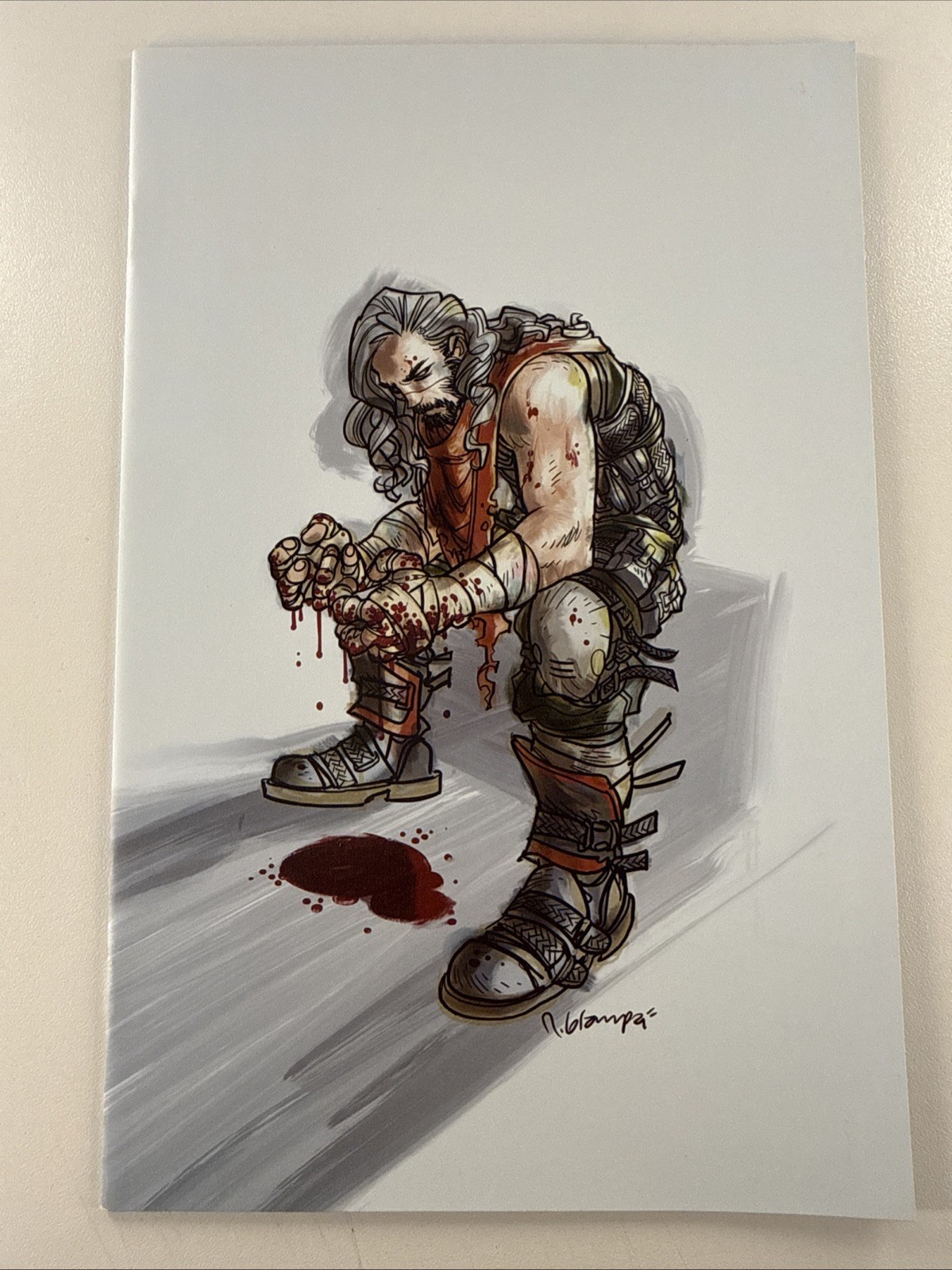 BRZRKR #4 Boom Studios Keanu Reeves Rafael Grampa 1:25 Virgin Variant NM