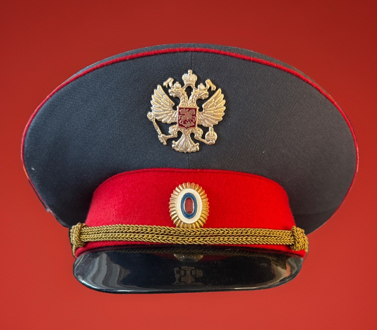 Vintage USSR Soviet Police Officer Ceremonial Hat