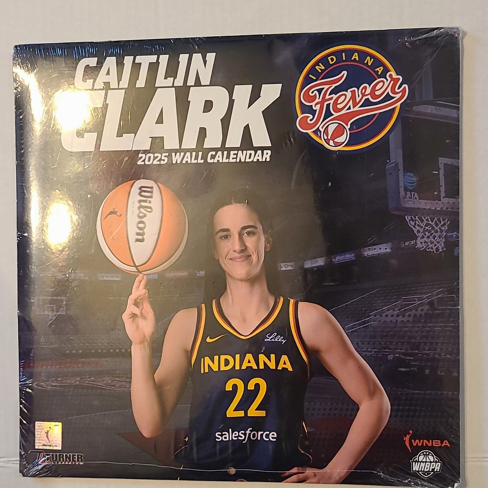 Turner Licensing Caitlin Clark Indiana Fever 2025 Wall Calendar WNBA WM3562114