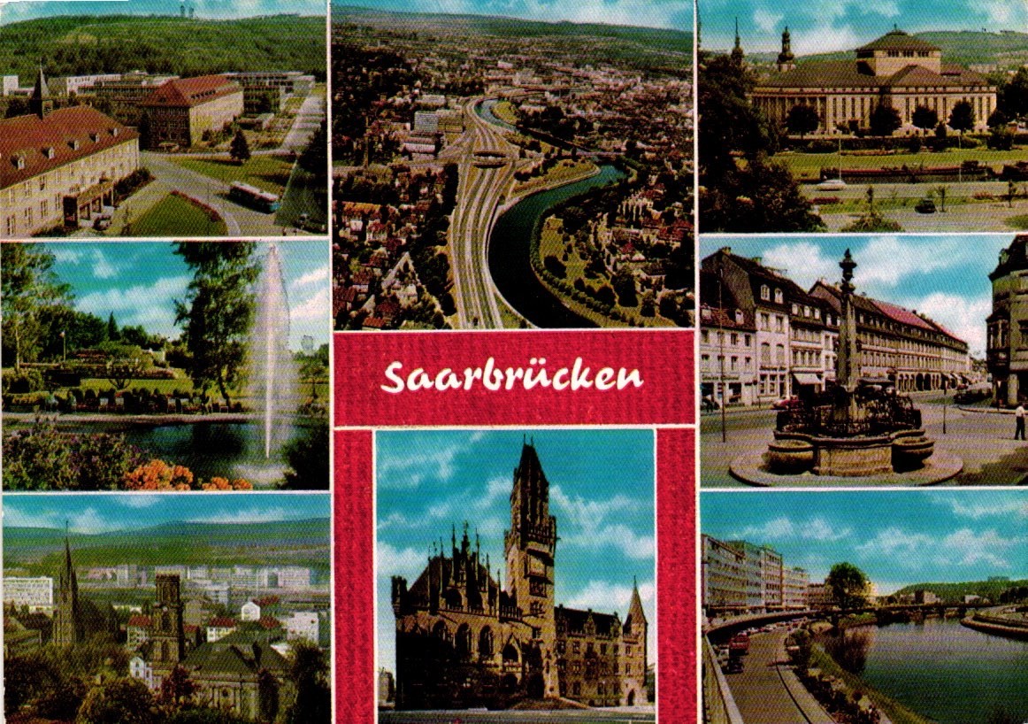 Postcard - Saarbrücken.