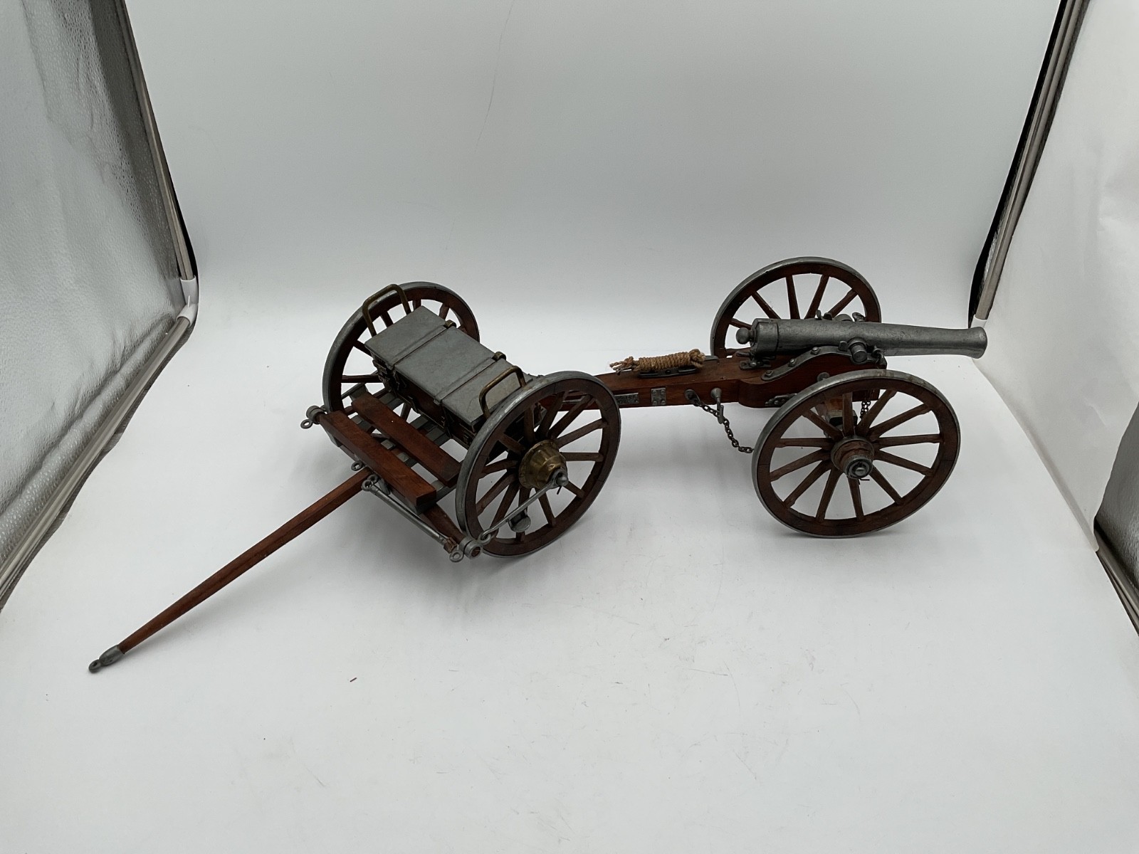 Vintage Denix Dahlgren 1861 Civil War Miniature Cannon & Limber Set Spain 20