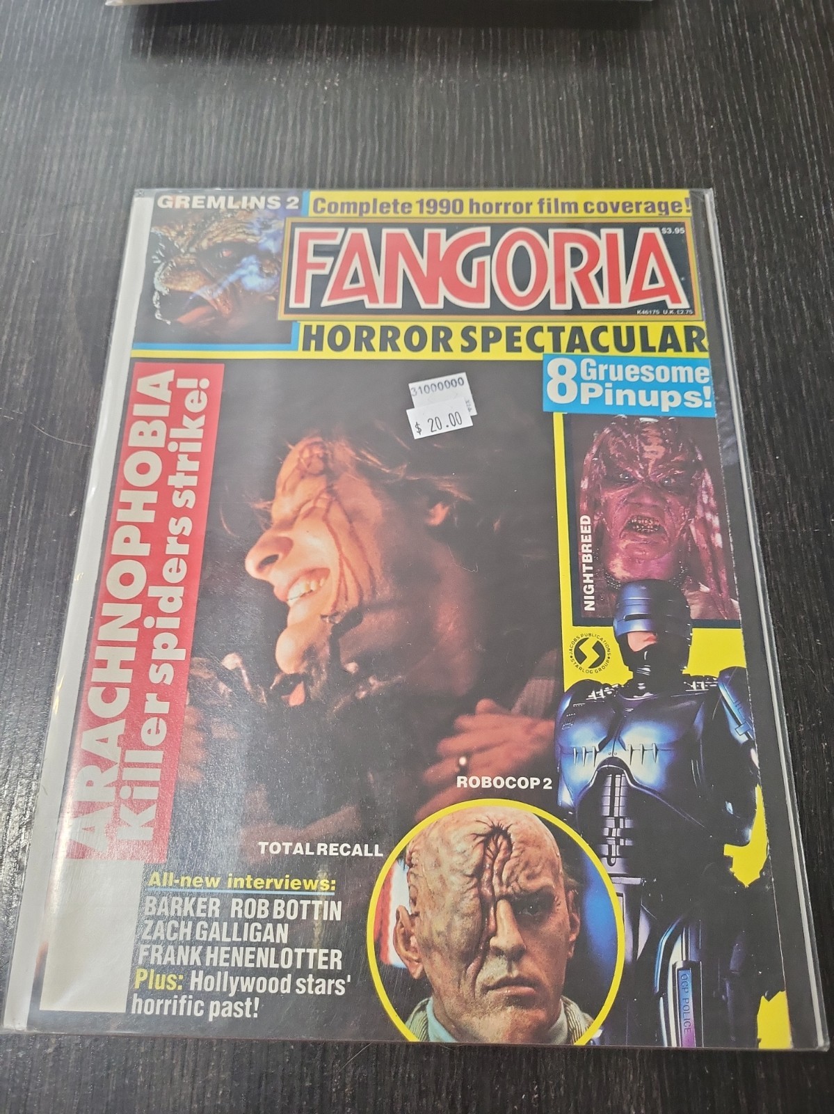 FANGORIA HORROR SPECTACULAR #1 ROBOCOP GREMLINS NIGHTBREED TOTAL RECALL
