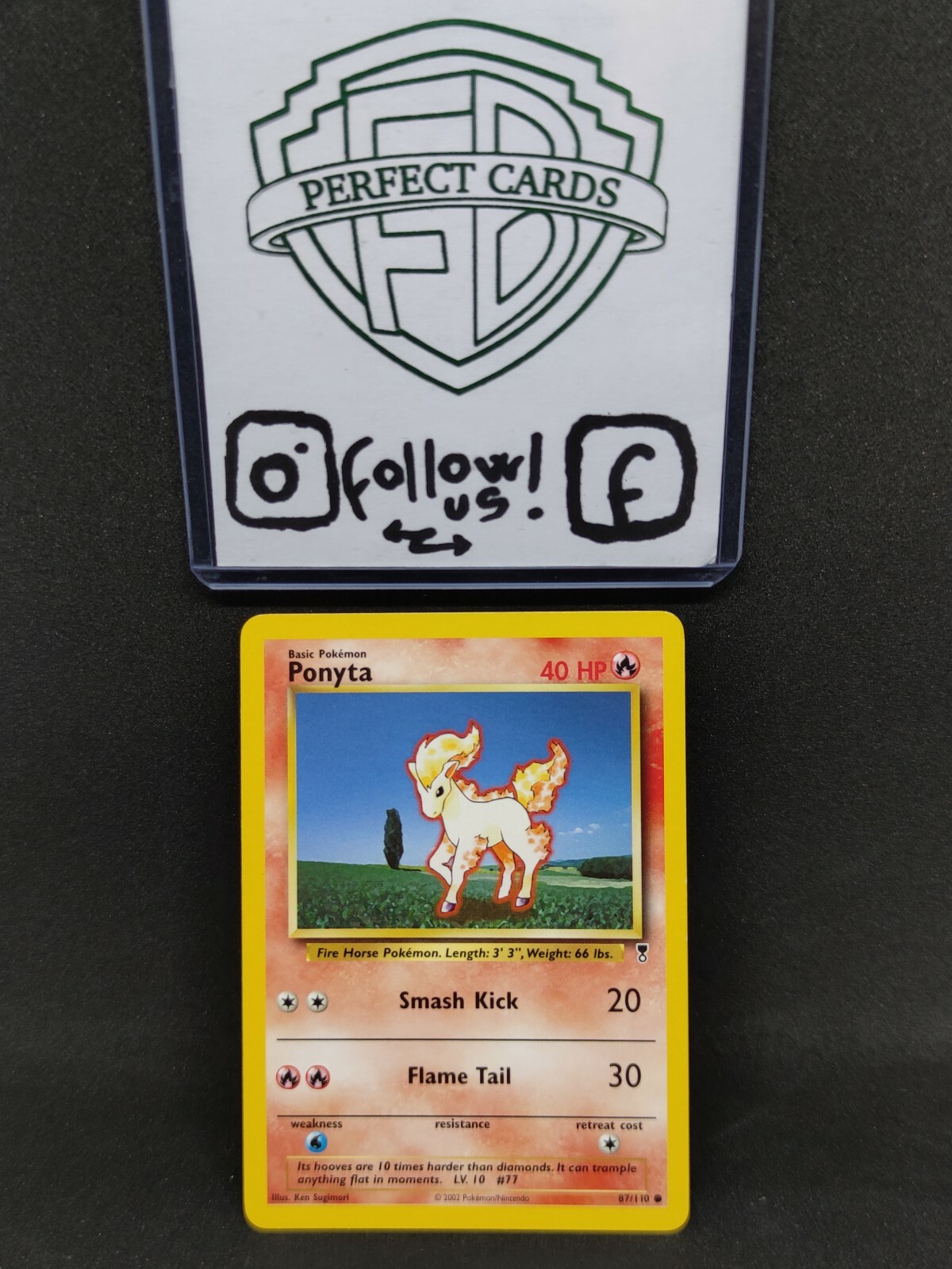 POKÉMON LEGENDARY PONYTA COMMON 87/110 NM