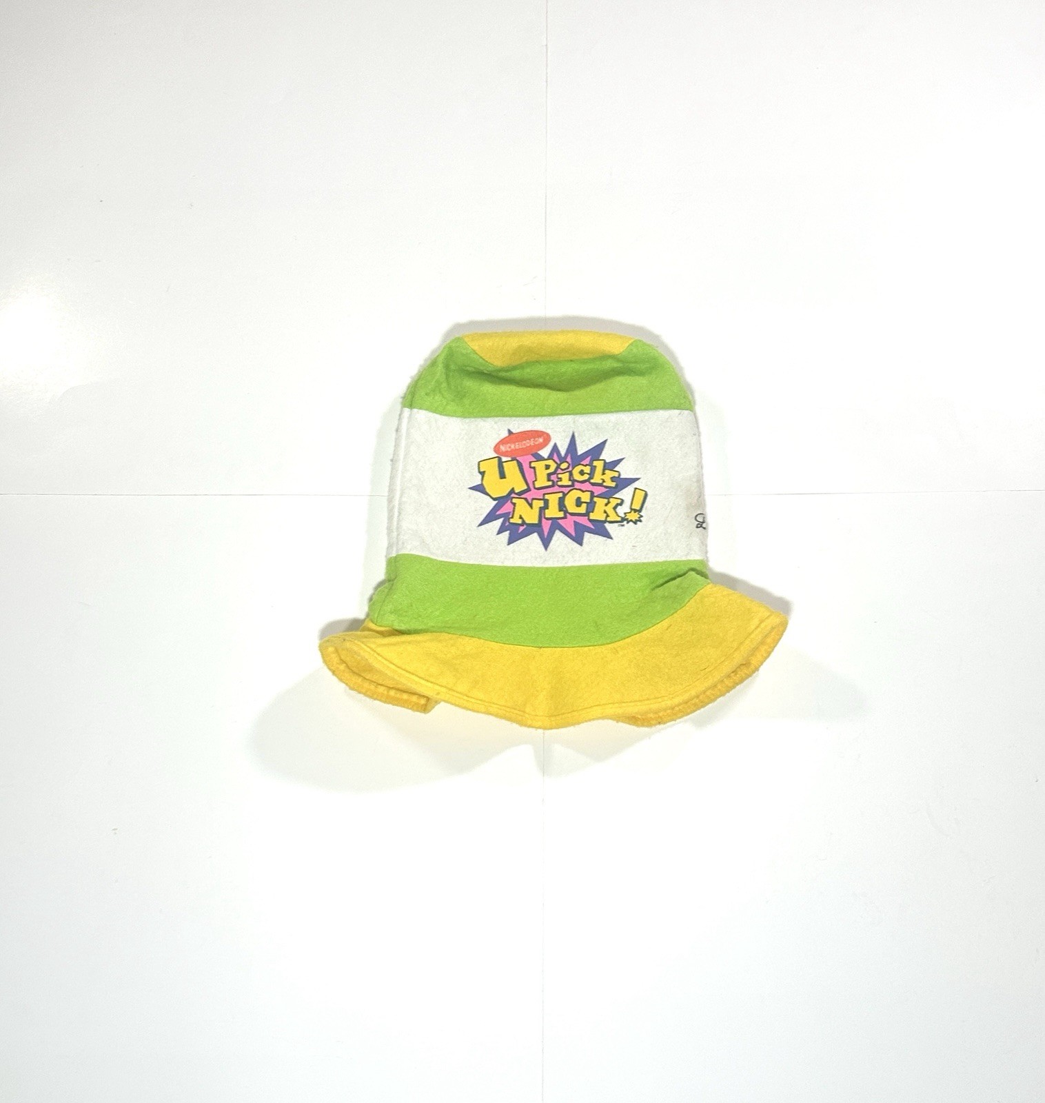 Vintage Nickelodeon U Pick Nick Dollywood Edition Soft Top Hat 1990s Y2K Rare