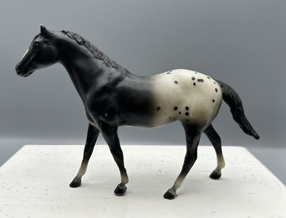 Vtg Breyer Little Bits / Paddock Pals Black Blanket Appaloosa Quarter Horse