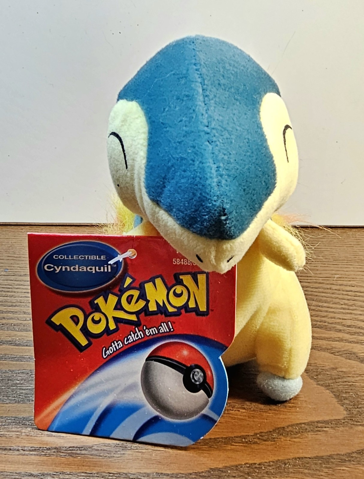 2000 Hasbro Pokemon 5” Cyndaquil Vintage Stuffed Plush - New w/ Tags - Rare HTF