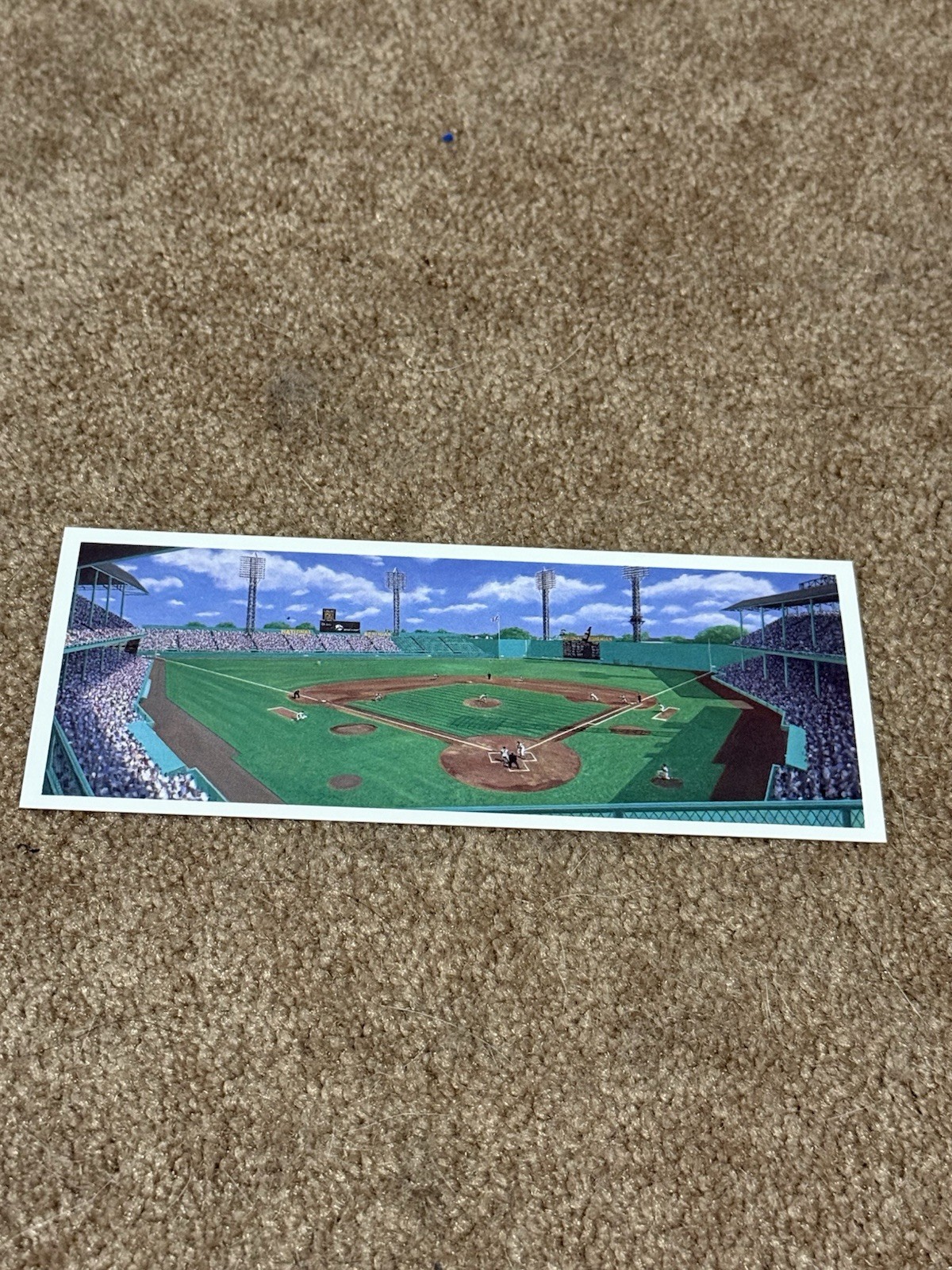 Grand Old Griffith Andy Jurinko Bill Goff Art Card Griffith Stadium Senators