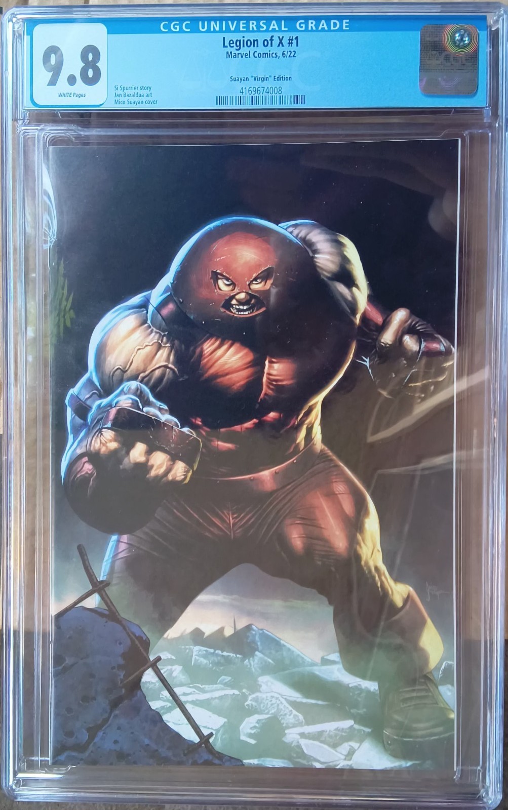 cgc 9.8 Legion of X #1 2022 Suayan `Virgin' Edition