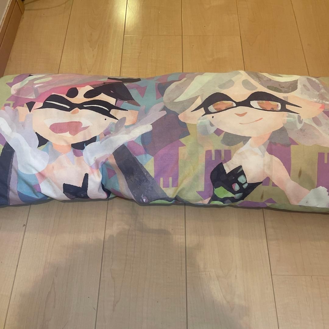Splatoon Long Cushion Pillow Body Green San-Art Japan Import 32x90cm USED