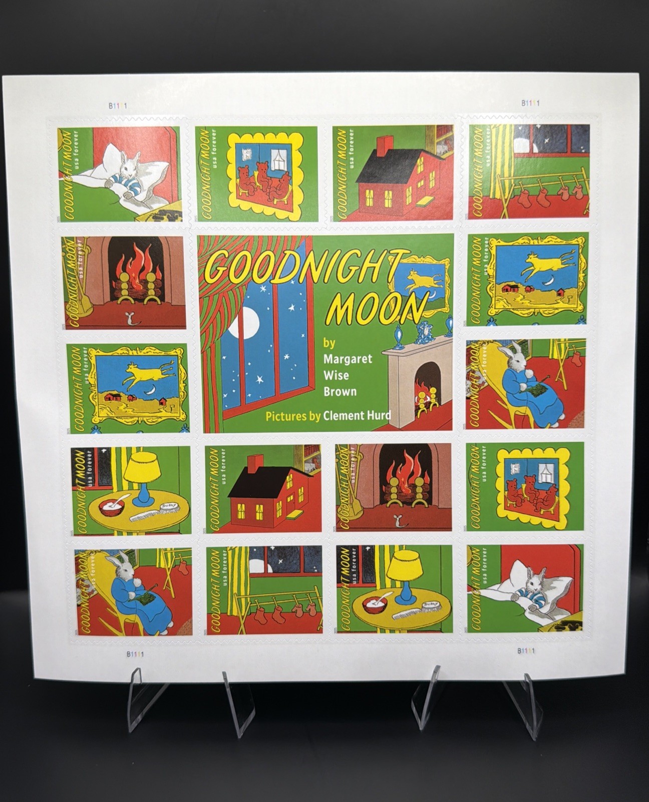 2025 USPS Goodnight Moon Forever Stamp Sheet of 16 Collectible Stamps