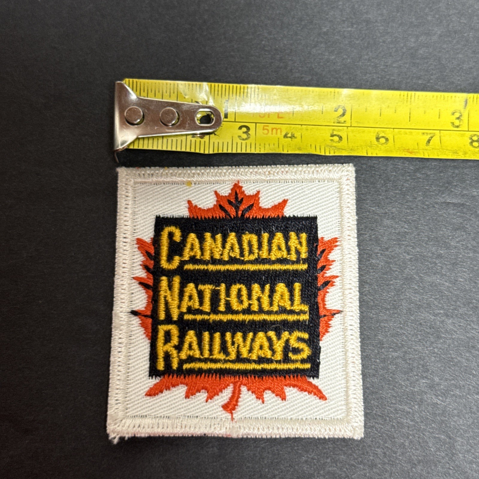 CANADIAN NATIONAL RAILWAYS Embroidered Patch (Railroad / Train Related) 65SQ